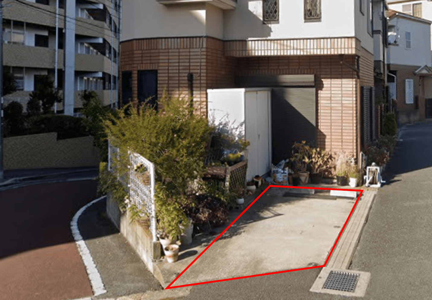 東中山2丁目駐車場の駐車配置図