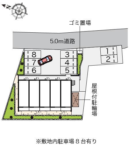 クレイノウィステリア(58802)の駐車配置図