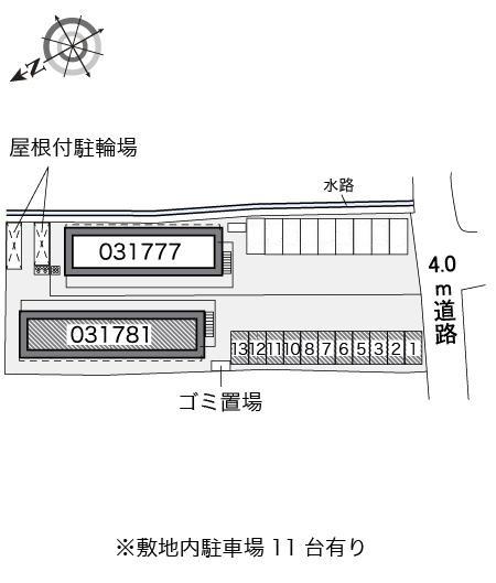Monstera(31781)の駐車配置図
