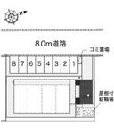 フローラⅡ(43709)の駐車場