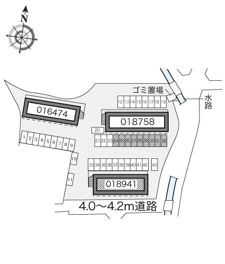恵比須Ⅲ(18941)の駐車配置図