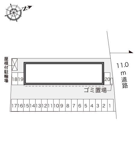 クルーク(32662)の駐車配置図