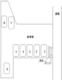 長岡駐車場②(橋本そば屋横)の駐車場