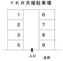 YKR月極駐車場の駐車場