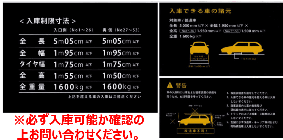 和泉町パーキングの駐車配置図