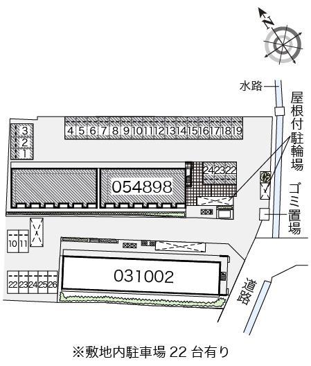B B B(54898)の駐車配置図