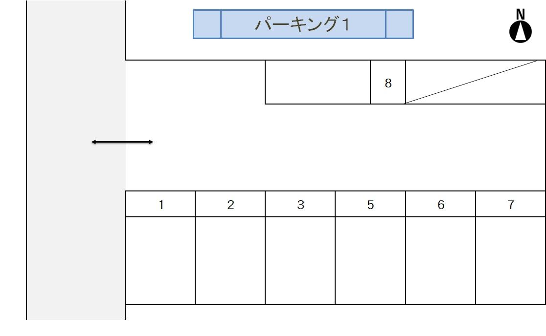パーキング1の駐車配置図