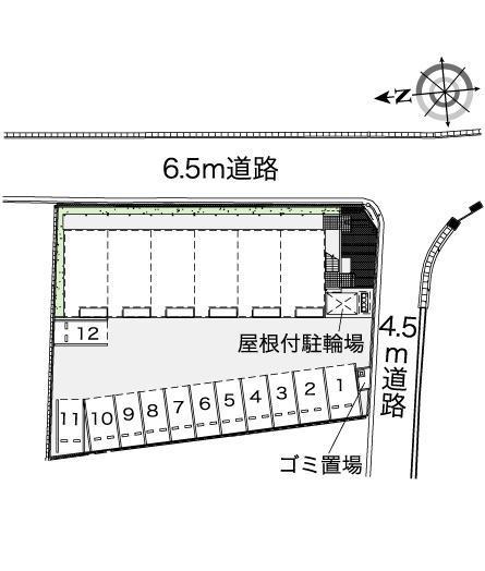 Bフリーゼ(43559)の駐車配置図