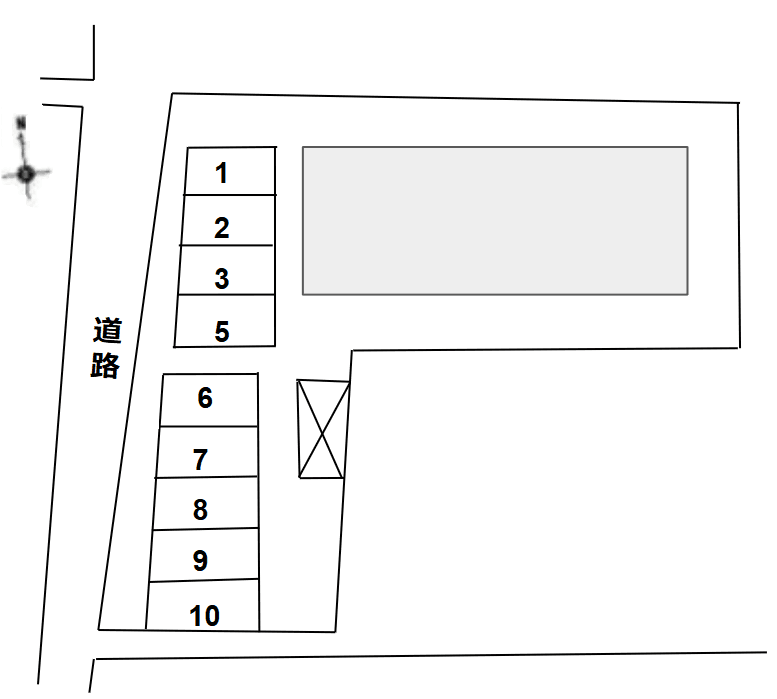 BIANEROの駐車配置図