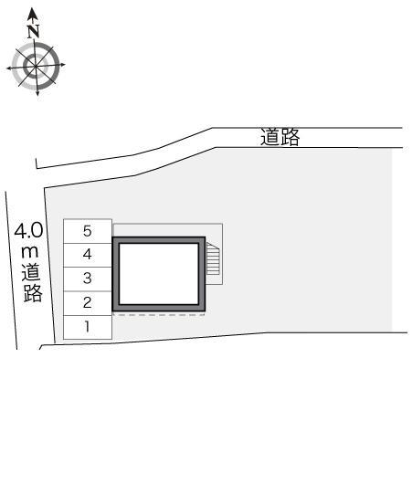 888(18814)の駐車配置図