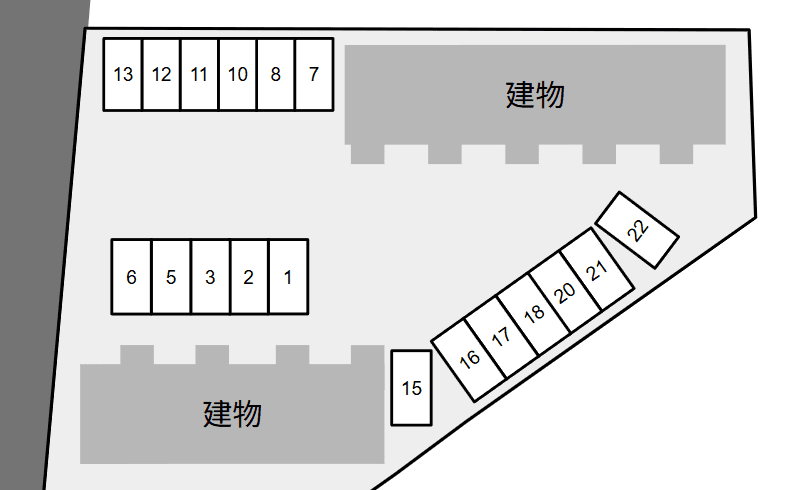 Precedeo Aの駐車配置図