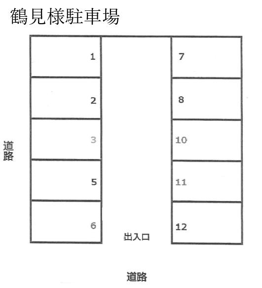 324駐車場の駐車配置図