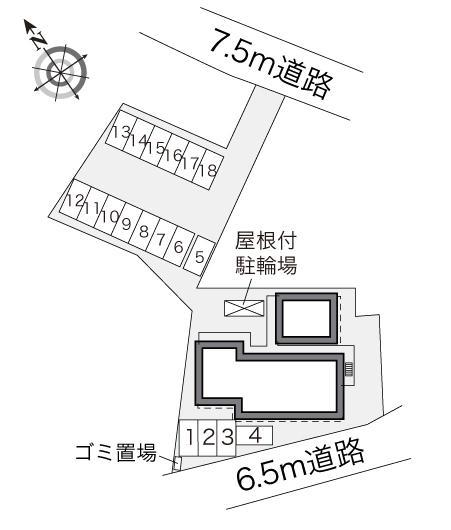 上台(28043)の駐車配置図