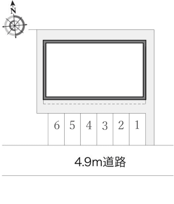 歩坂(14004)の駐車配置図