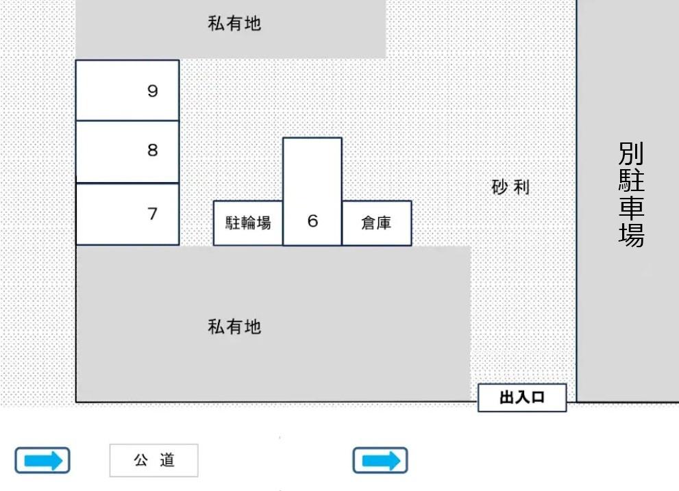 長島育弘パーキングの駐車配置図