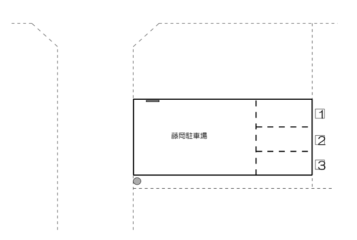 藤岡駐車場1の駐車配置図