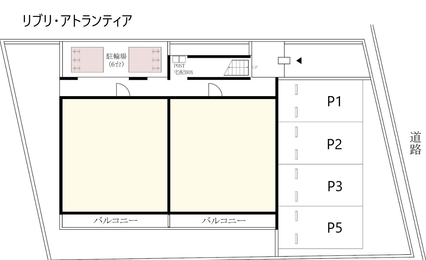 リブリ・アトランティアの駐車配置図