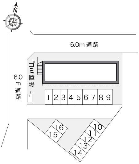 グリーンヒル(18470)の駐車配置図
