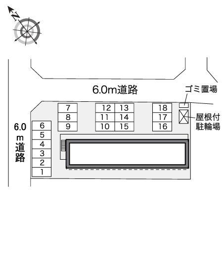 ハピネスⅠ(40532)の駐車配置図