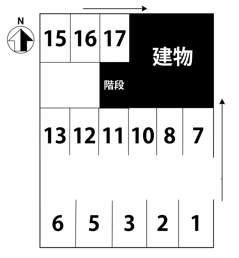 858の駐車配置図