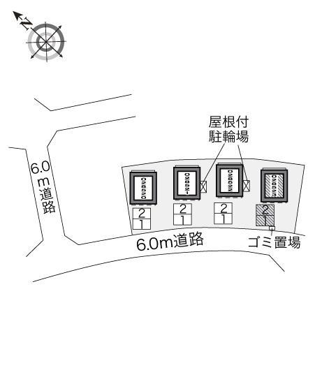 ファミールD(28523)の駐車配置図