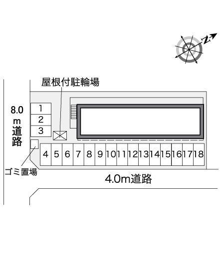 花園(36948)の駐車配置図