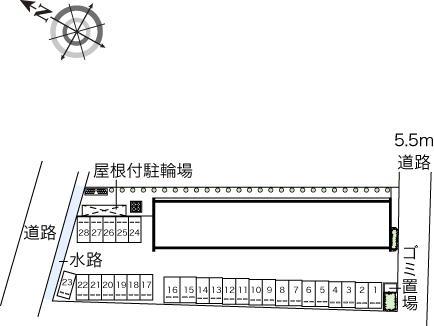 深針(41834)の駐車配置図