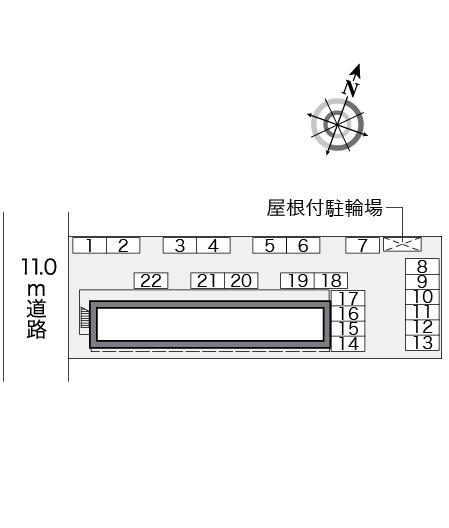 ハイツハレルーヤ(25289)の駐車配置図