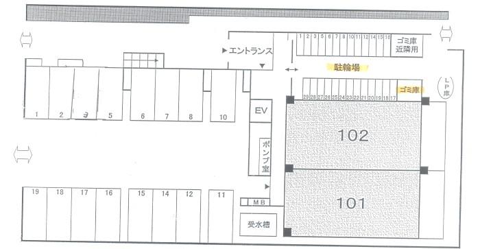 エスペラントの駐車配置図