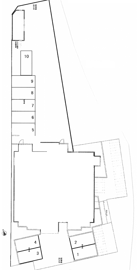 アミティタワーの駐車配置図
