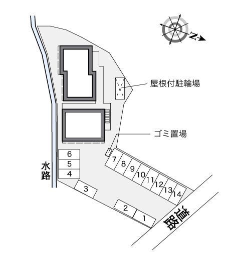 おいし(39047)の駐車配置図