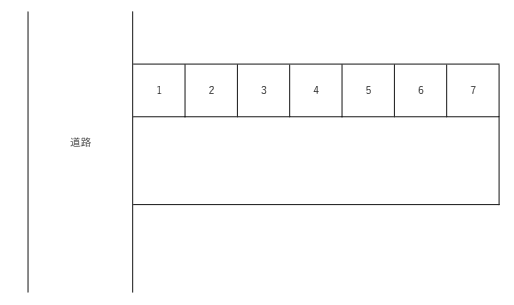 安藤弥生駐車場の駐車配置図