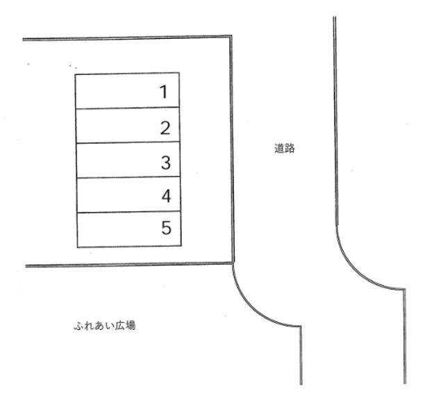 CD328 田口第2駐車場の駐車配置図