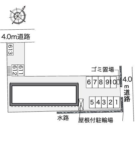 セカンドハウスTKM(40006) 敷地外駐車場の駐車配置図
