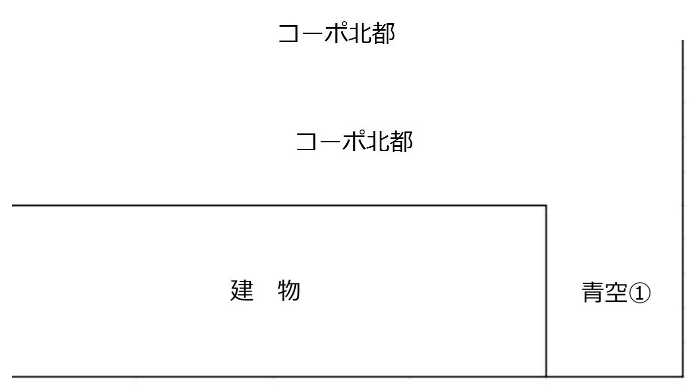 コーポ北都の駐車配置図