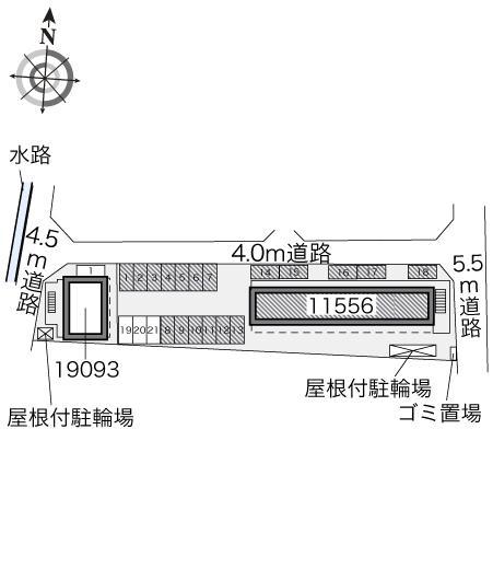 ルミエール(11556)の駐車配置図