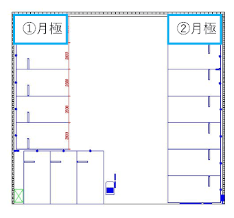 可児駅前第2の駐車配置図