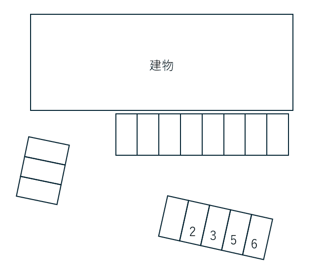 ウエストヒルズ別駐車場の駐車配置図
