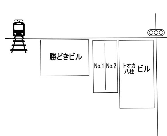 トノオカ八柱駐車場(T-1)の駐車配置図