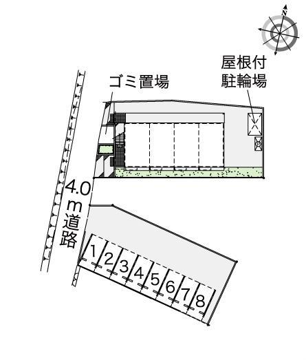 ラ ベッラ カーサ 敷地外駐車場(42134)の駐車配置図