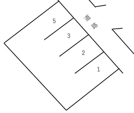 上落合二丁目パーキングの駐車配置図
