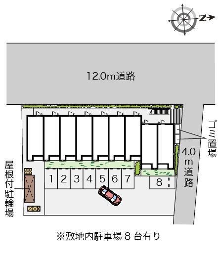 コーポ 地純(54468)の駐車配置図