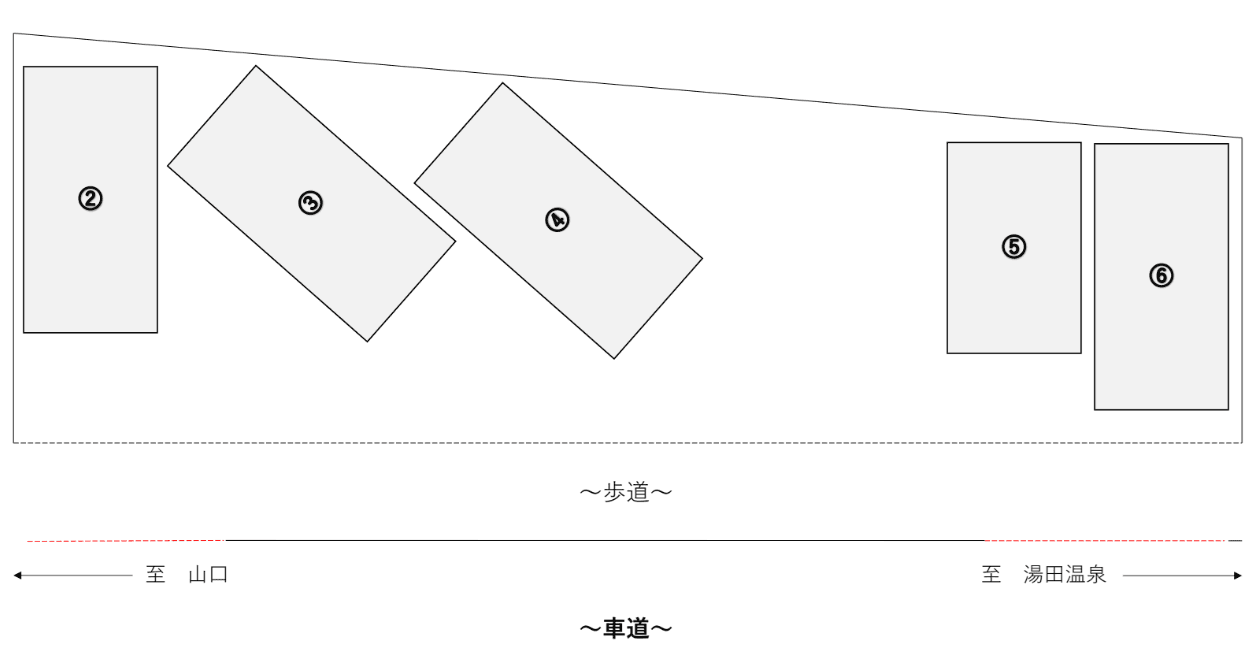 ちゅうおうパーキングの駐車配置図