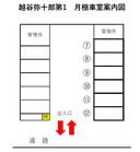 越谷弥十郎第1の駐車場