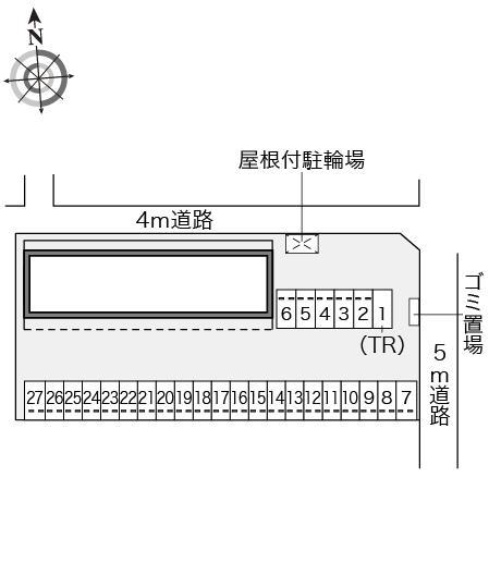 ウィステリアガーデン(11620)の駐車配置図