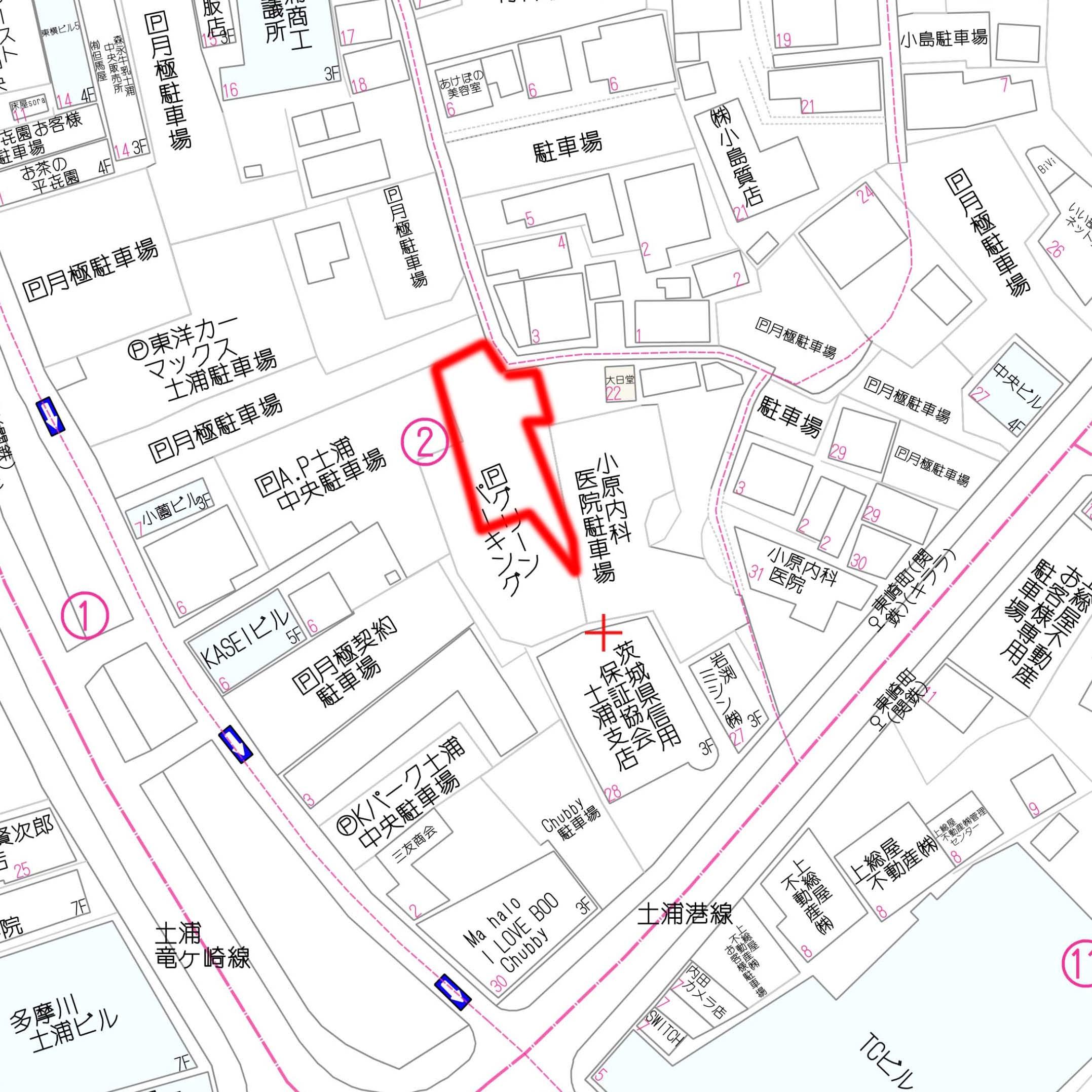 A.P土浦中央駐車場の外観・駐車場イメージ1枚目