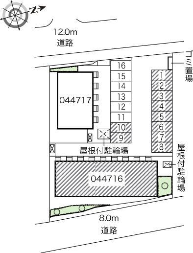 保水A(44716)の駐車配置図