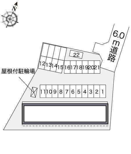 飛田(40828)の駐車配置図