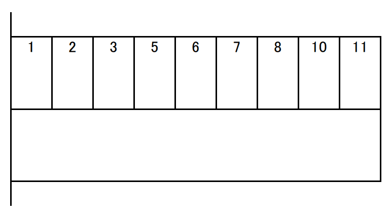 パーキング長谷川Ⅲの駐車配置図