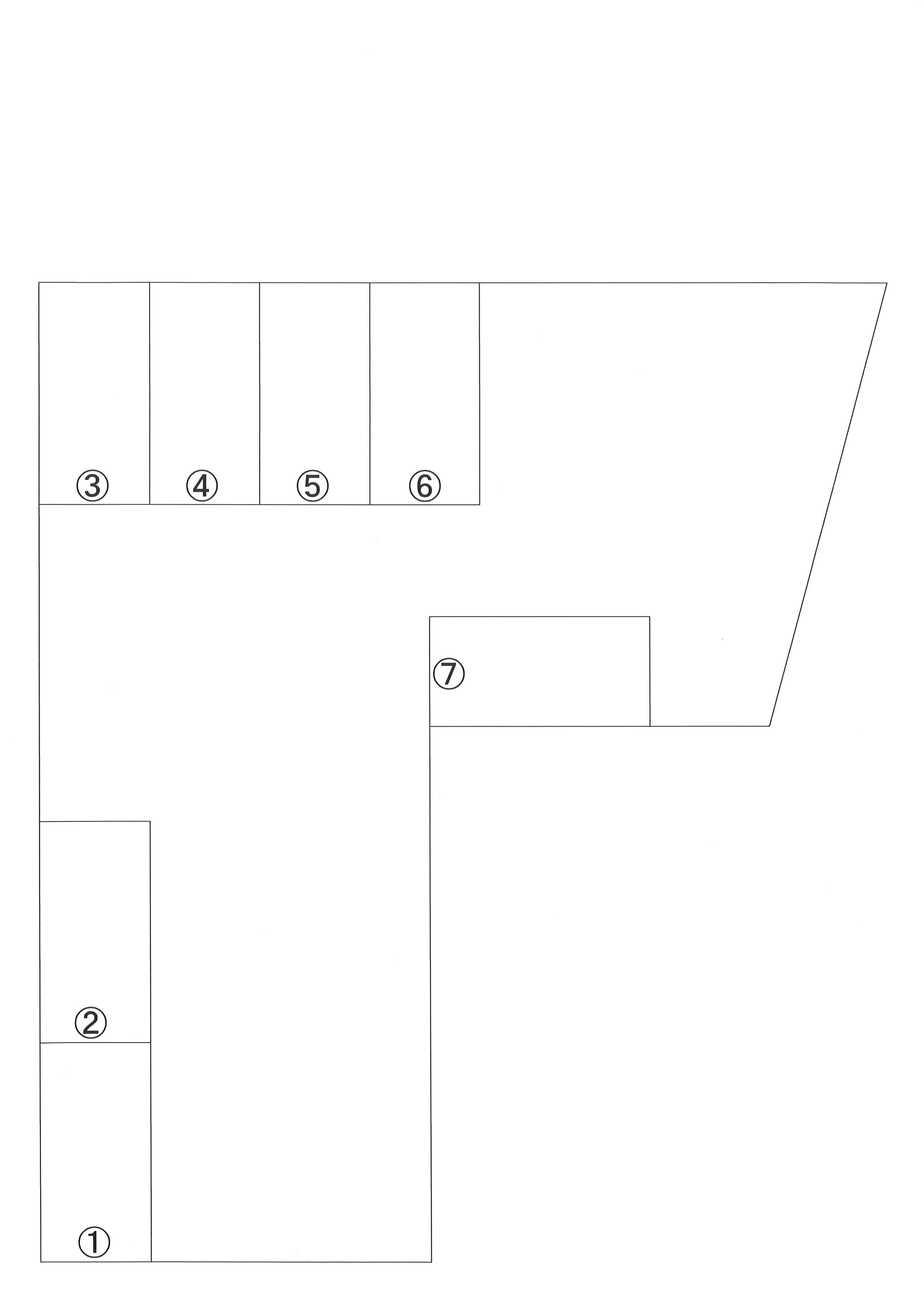 Kパーキングの駐車配置図